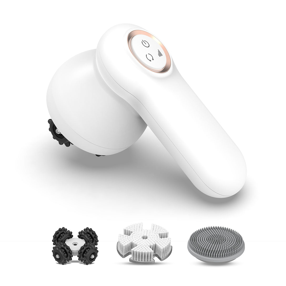 Face and Body Rotating Massager with LED Therapy