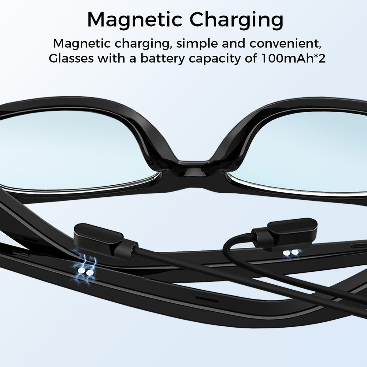 Bluetooth-smartbril met afneembare glazen