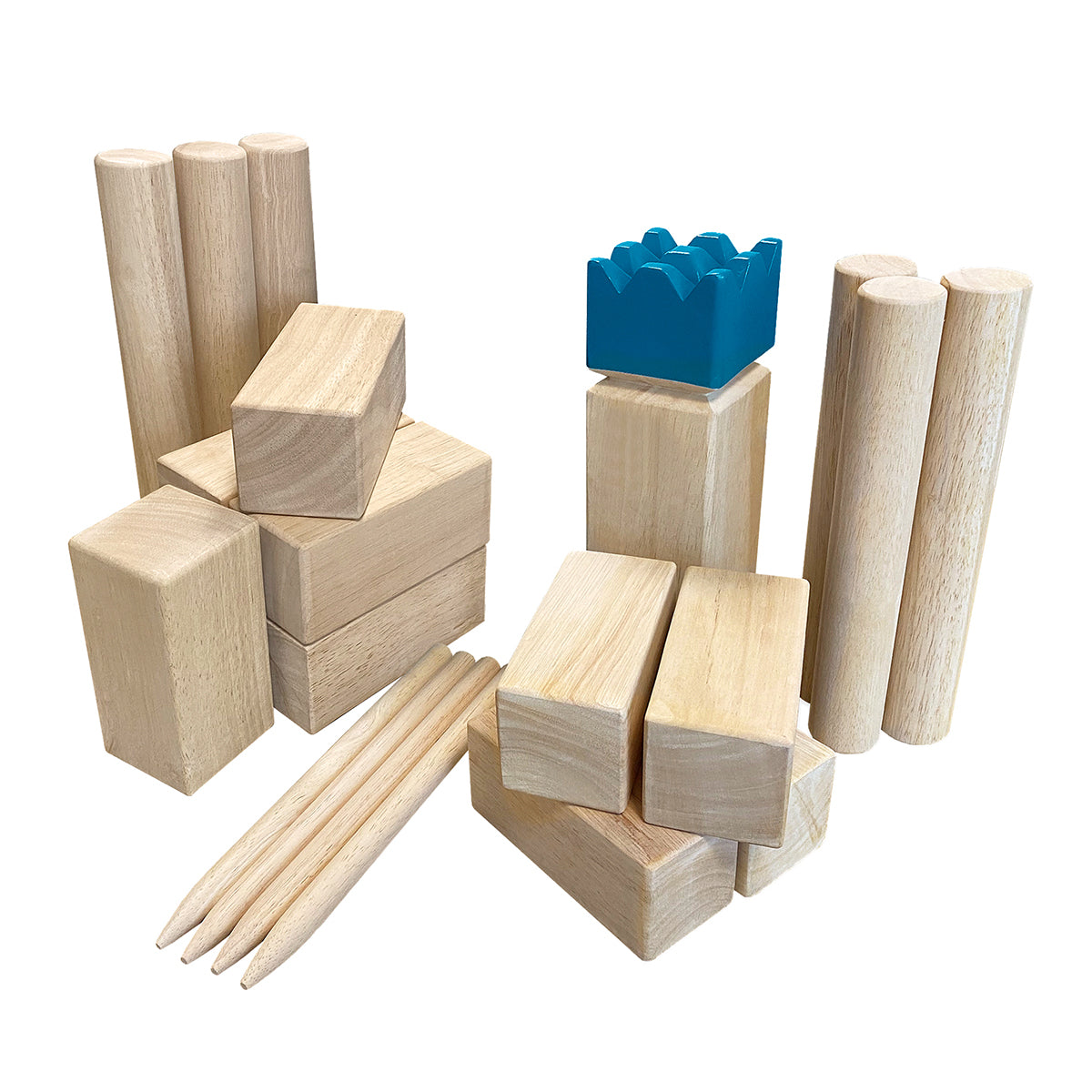 Juego de Kubb de madera