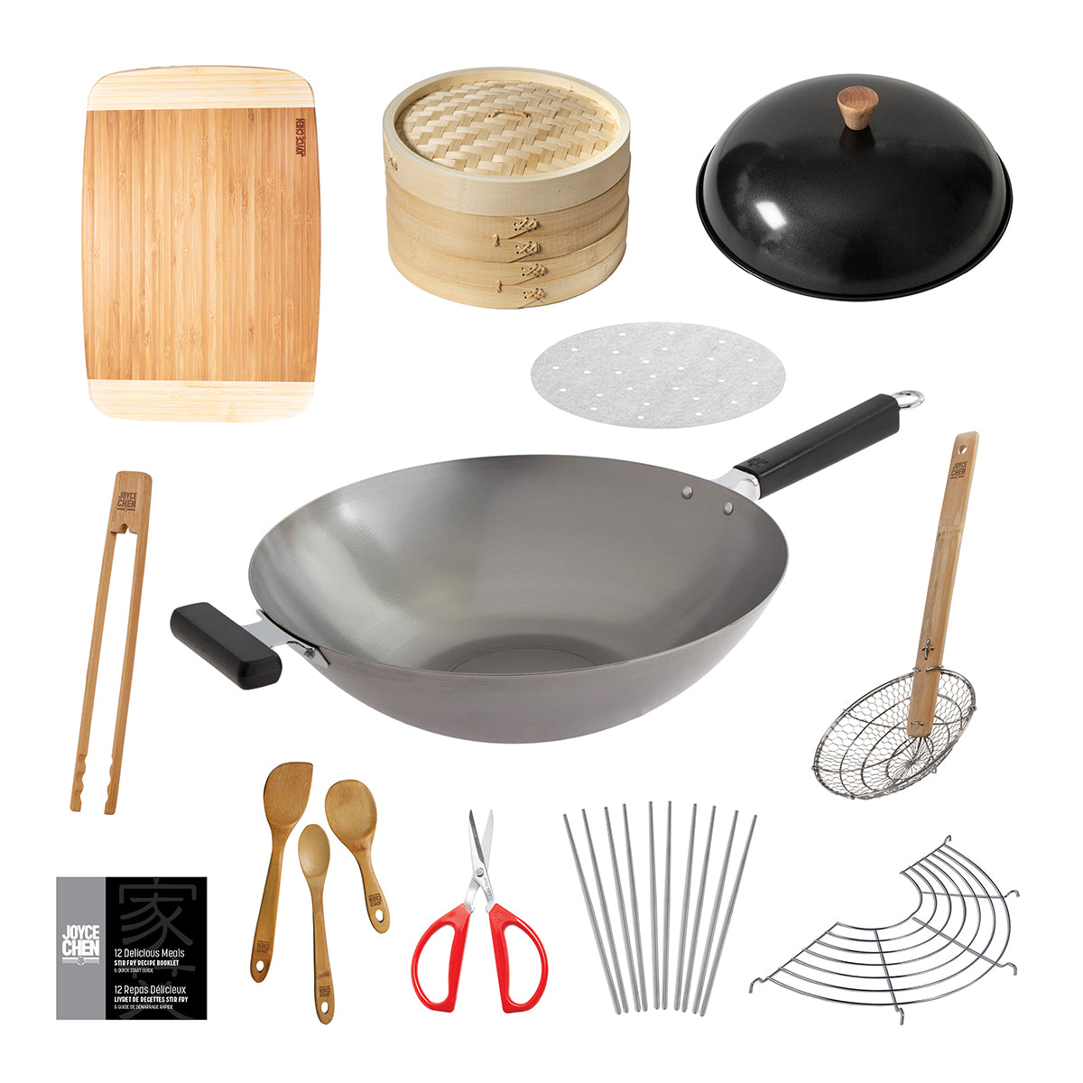 12-teiliges 14-Zoll-Wok-Set