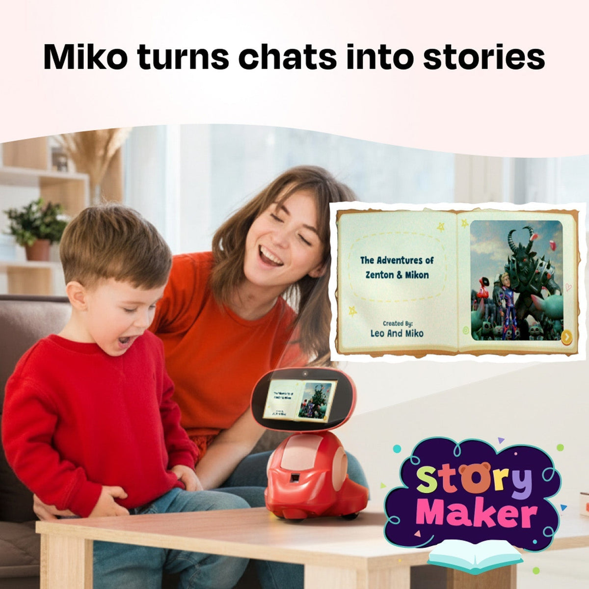 Robot inteligente con inteligencia artificial para niños