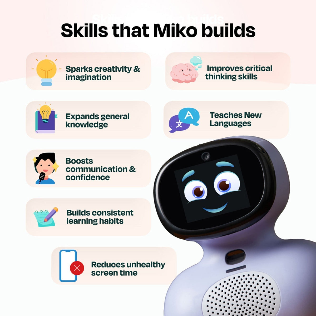 KI-gestützter Mini-Smart-Roboter für Kinder