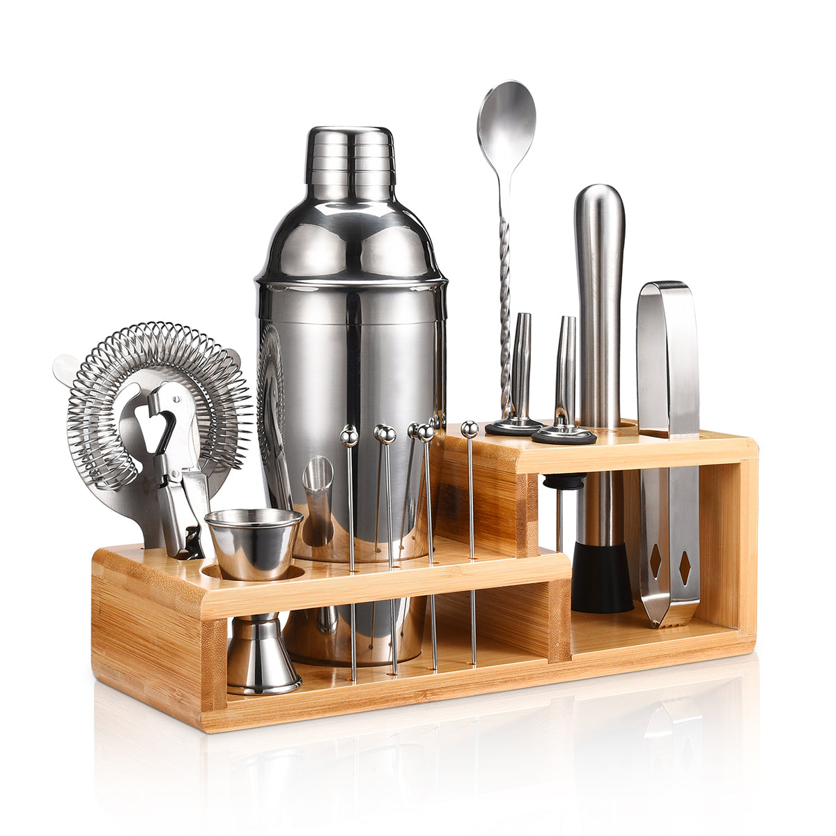 Set de coctelería de 14 piezas