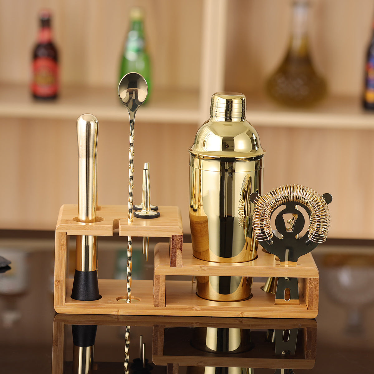 Set de coctelería de 14 piezas