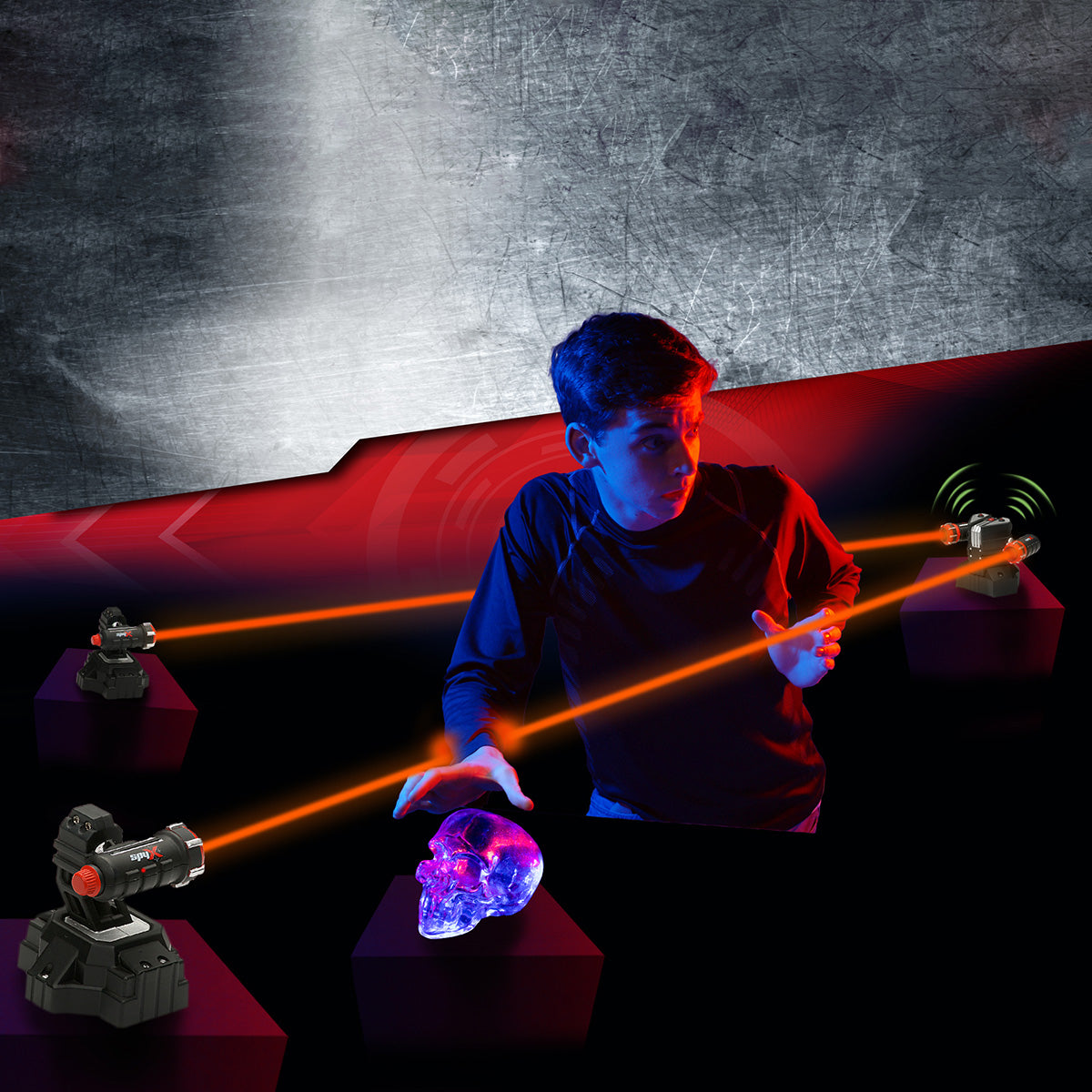 Spion laser-struikeldraadalarm