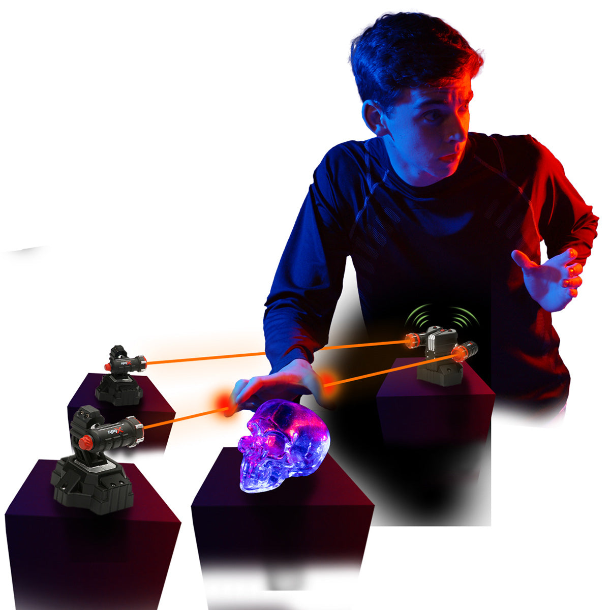 Spion laser-struikeldraadalarm