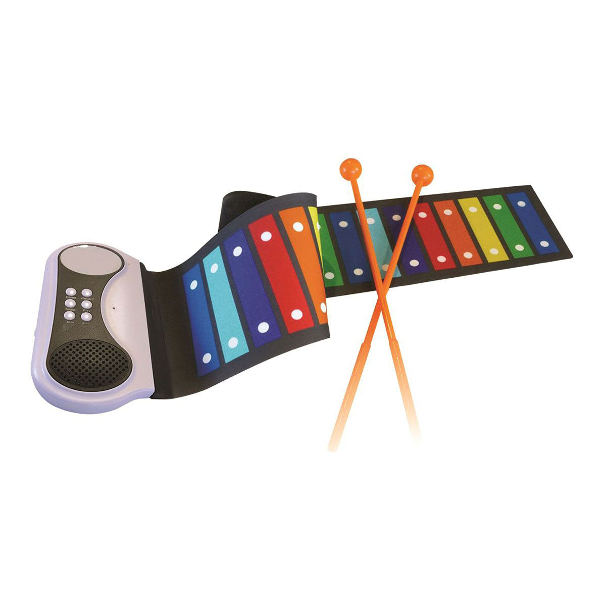 Flexibles aufrollbares Xylophon