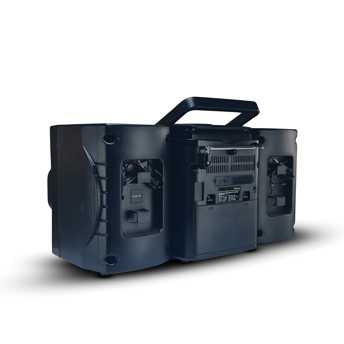 Draagbare CD- en cassettespeler-boombox