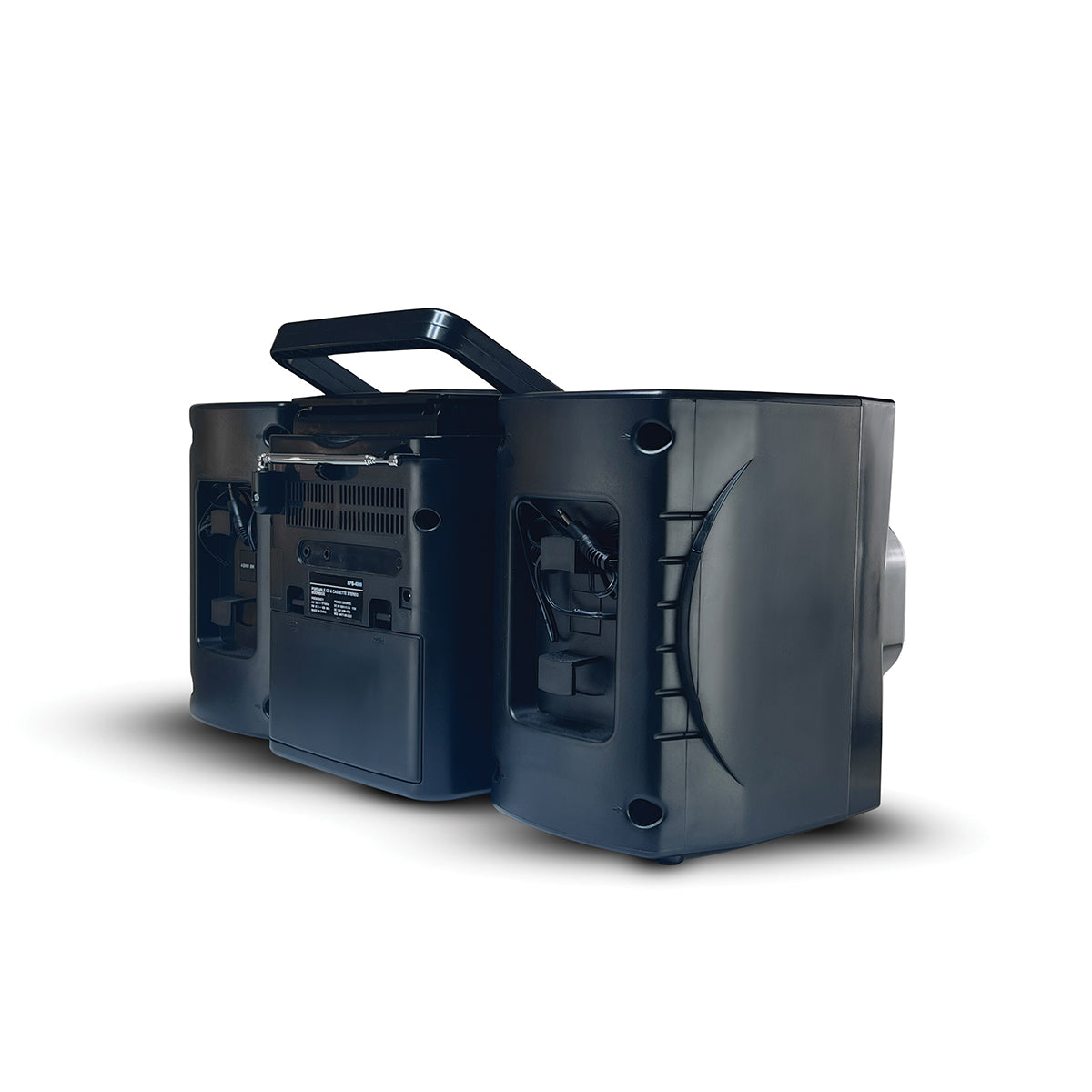 Draagbare CD- en cassettespeler-boombox