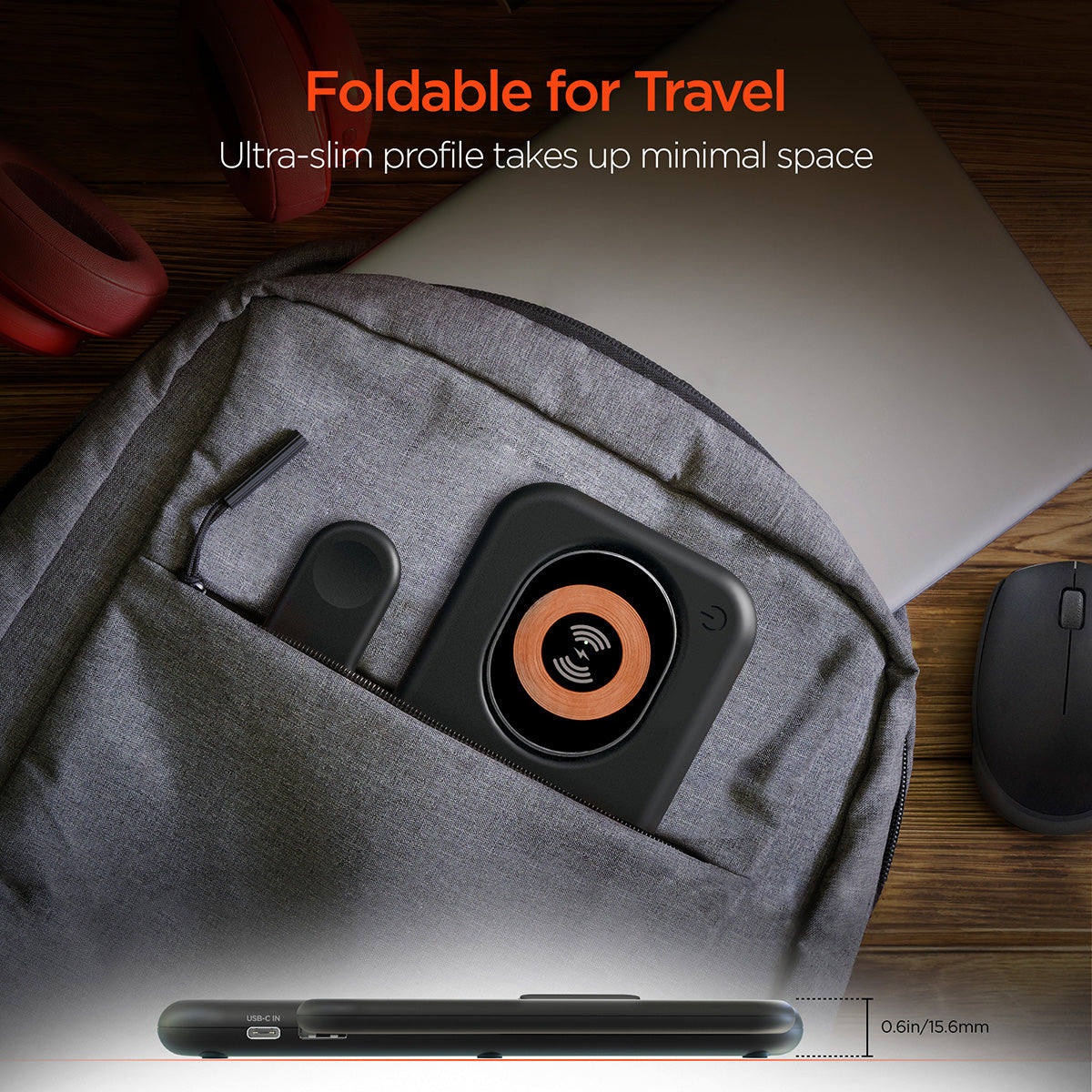 4-in-1 opvouwbaar Apple-laadstation