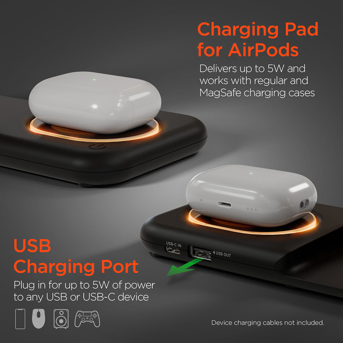 4-in-1 opvouwbaar Apple-laadstation