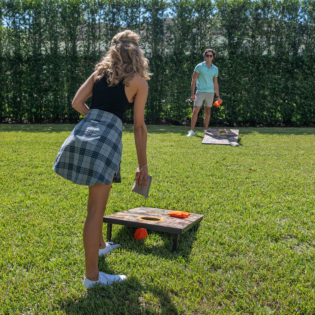 Tarnfarbenes Cornhole-Set