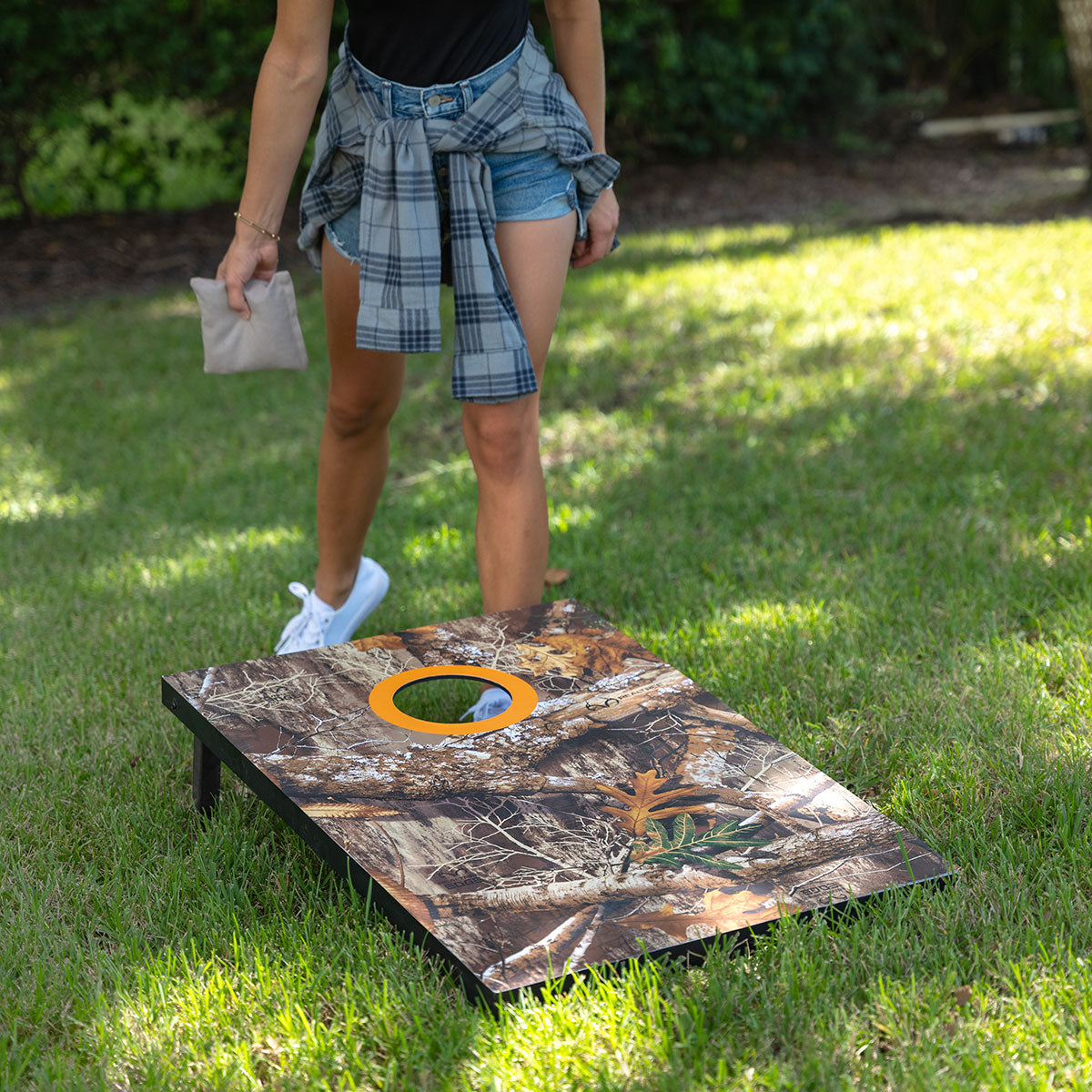 Tarnfarbenes Cornhole-Set