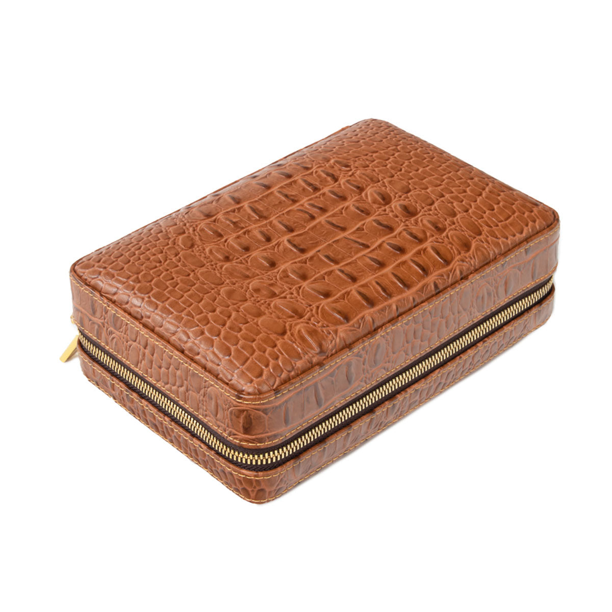 Estuche de viaje para cigarros Cain Croc de Brouk & Co