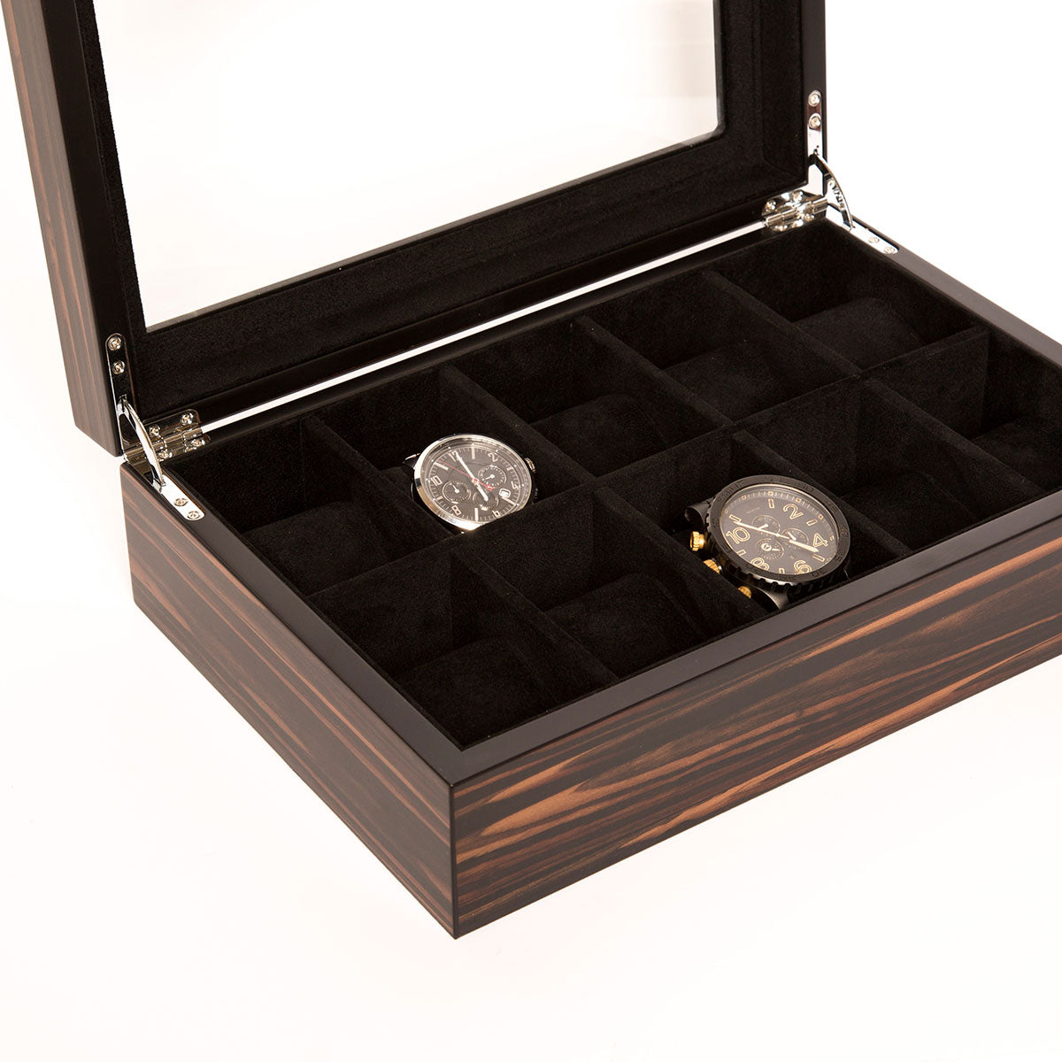Caja para 10 relojes Brouk & Co en ébano mate