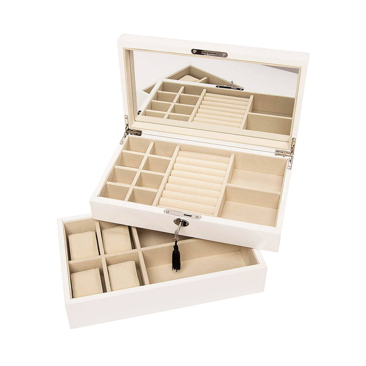 Joyero apilable Brouk & Co - Juego de 2