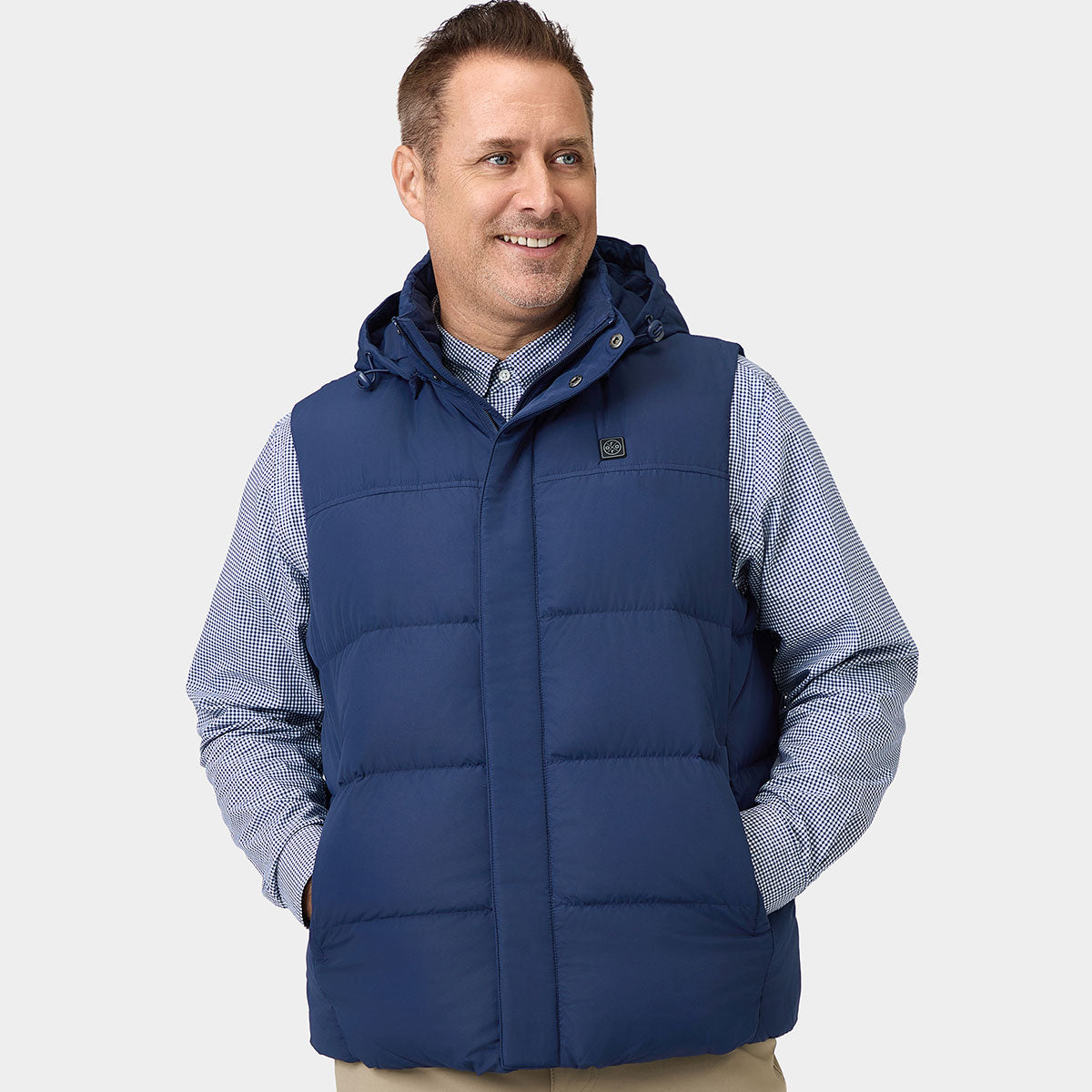 Chaleco térmico de plumón para hombre