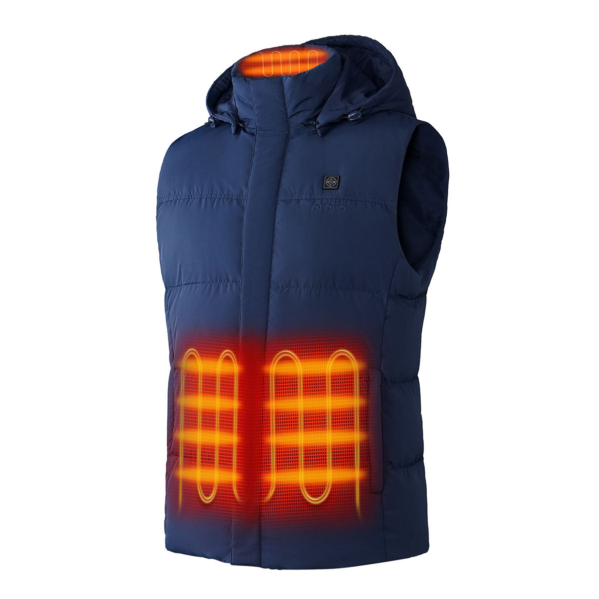 Chaleco térmico de plumón para hombre