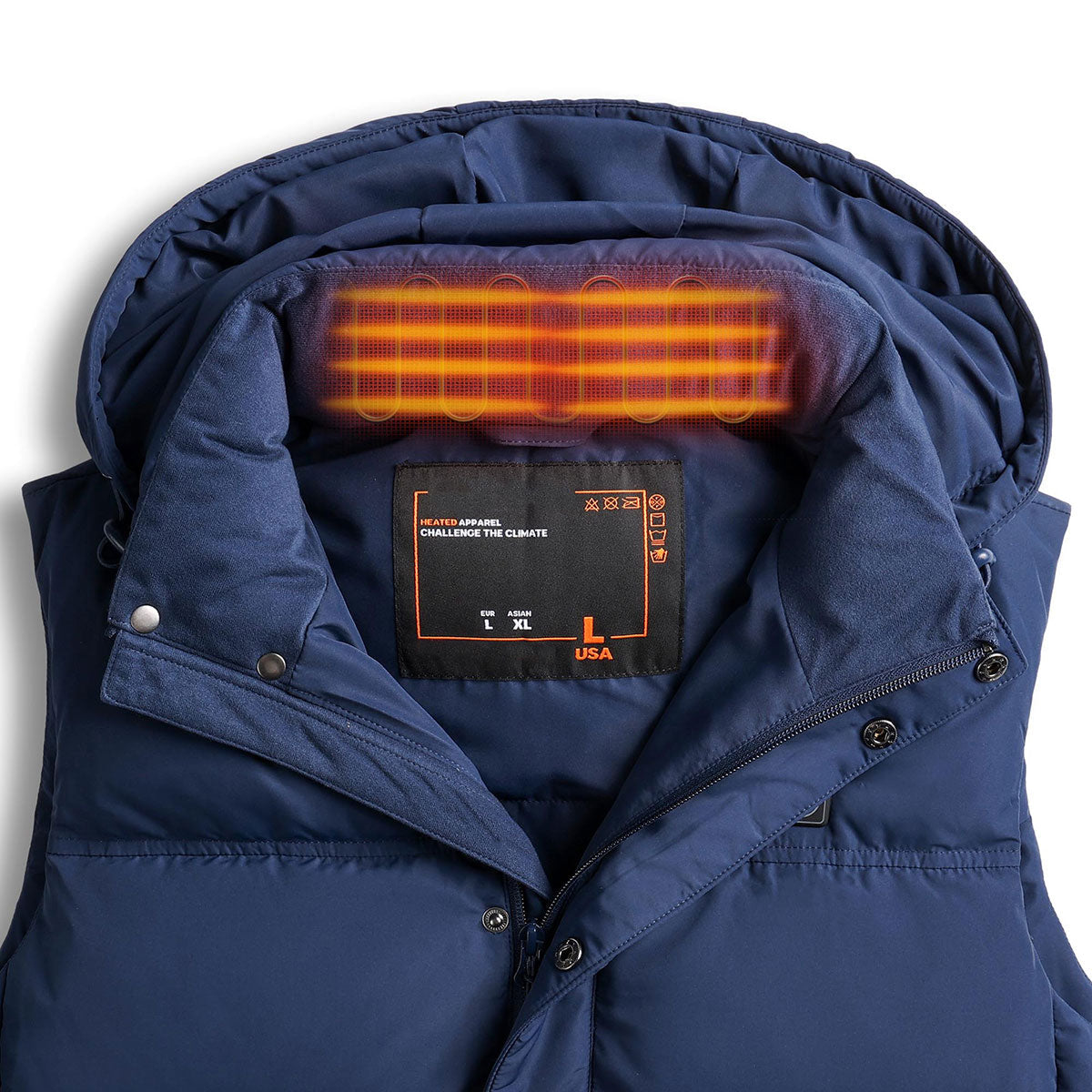 Chaleco térmico de plumón para hombre