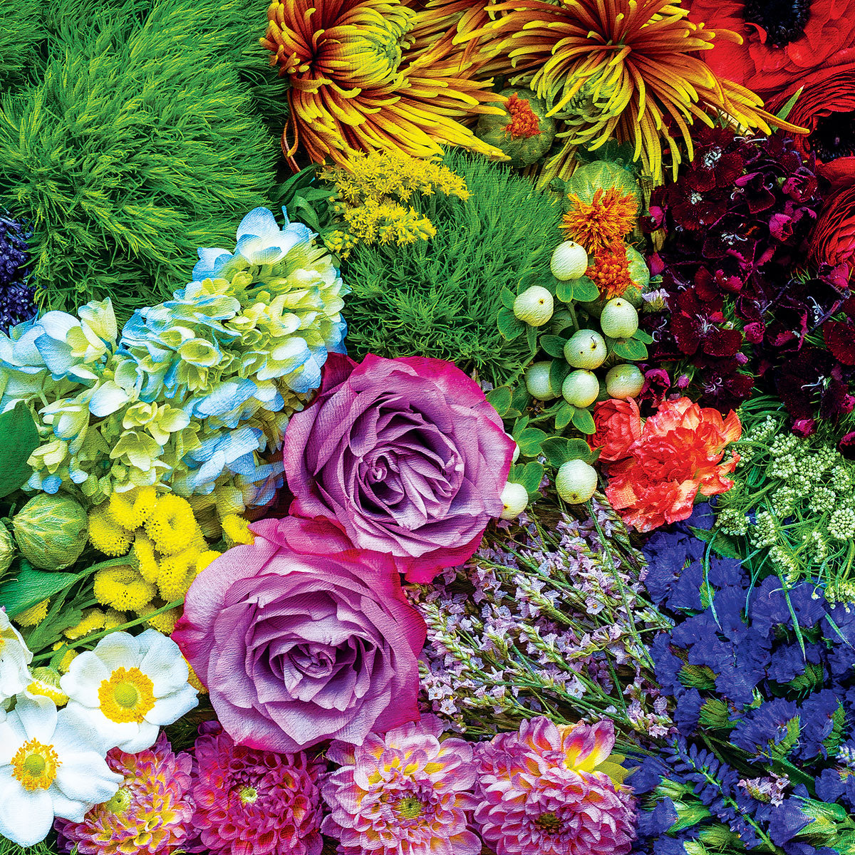 Rompecabezas florales