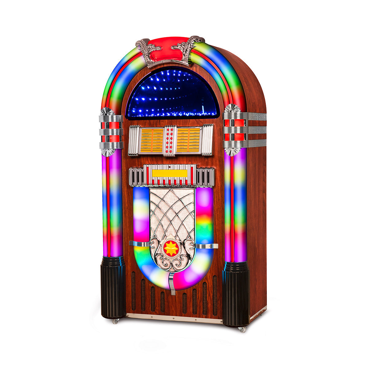 Full-Size CD and Bluetooth Jukebox with Stand