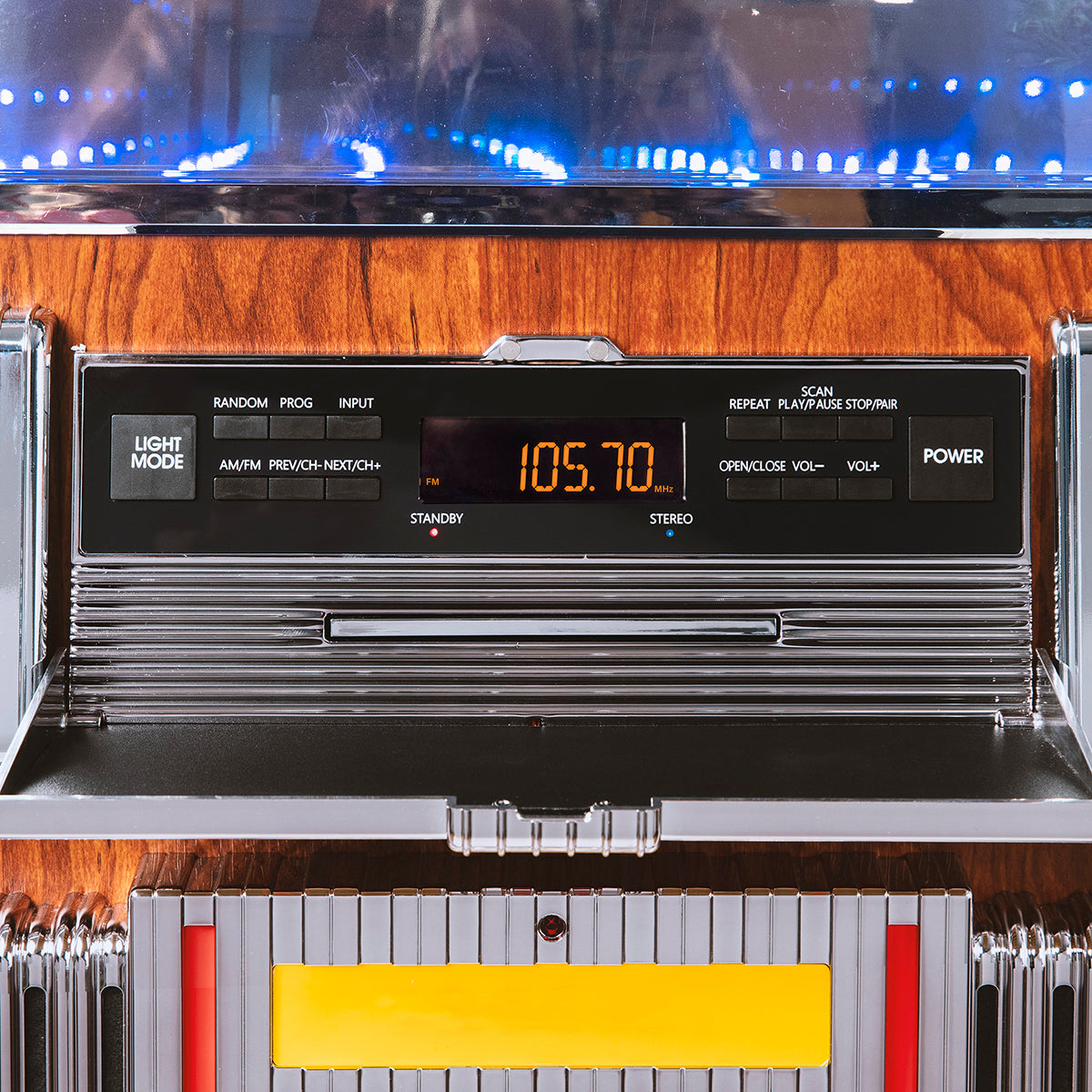 Full-Size CD and Bluetooth Jukebox with Stand