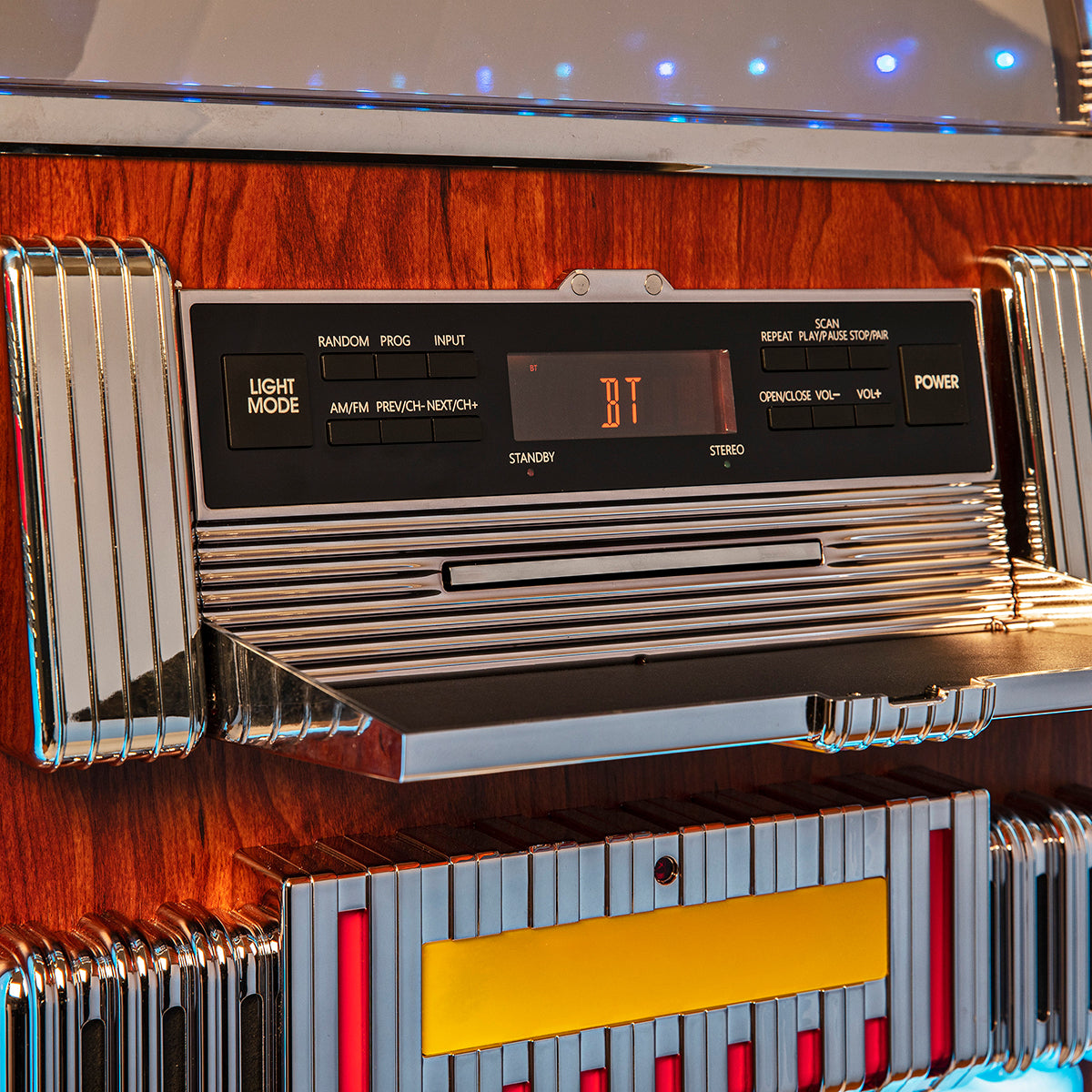 Full-Size CD and Bluetooth Jukebox with Stand