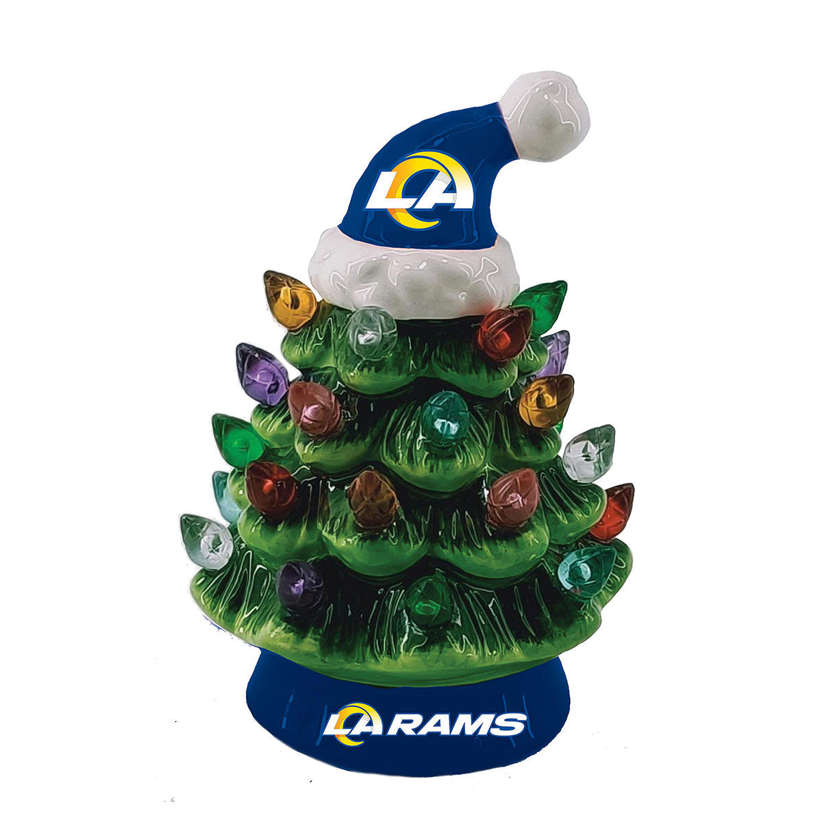 8-Inch LED Ceramic Christmas Tree Tabletop Decoration