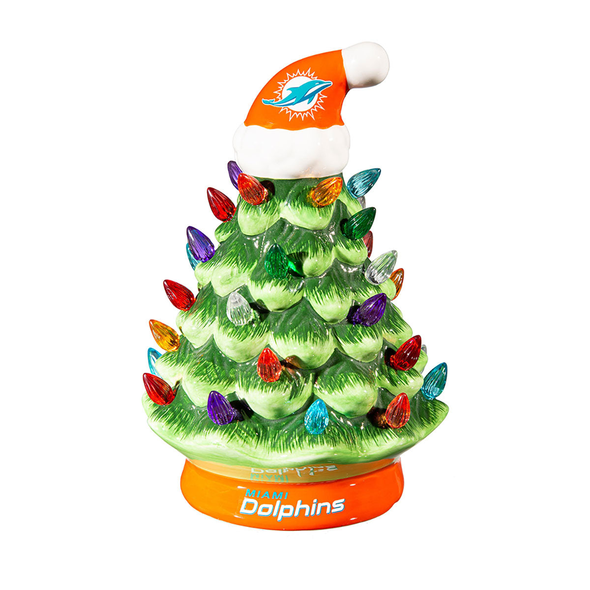 8-Inch LED Ceramic Christmas Tree Tabletop Decoration