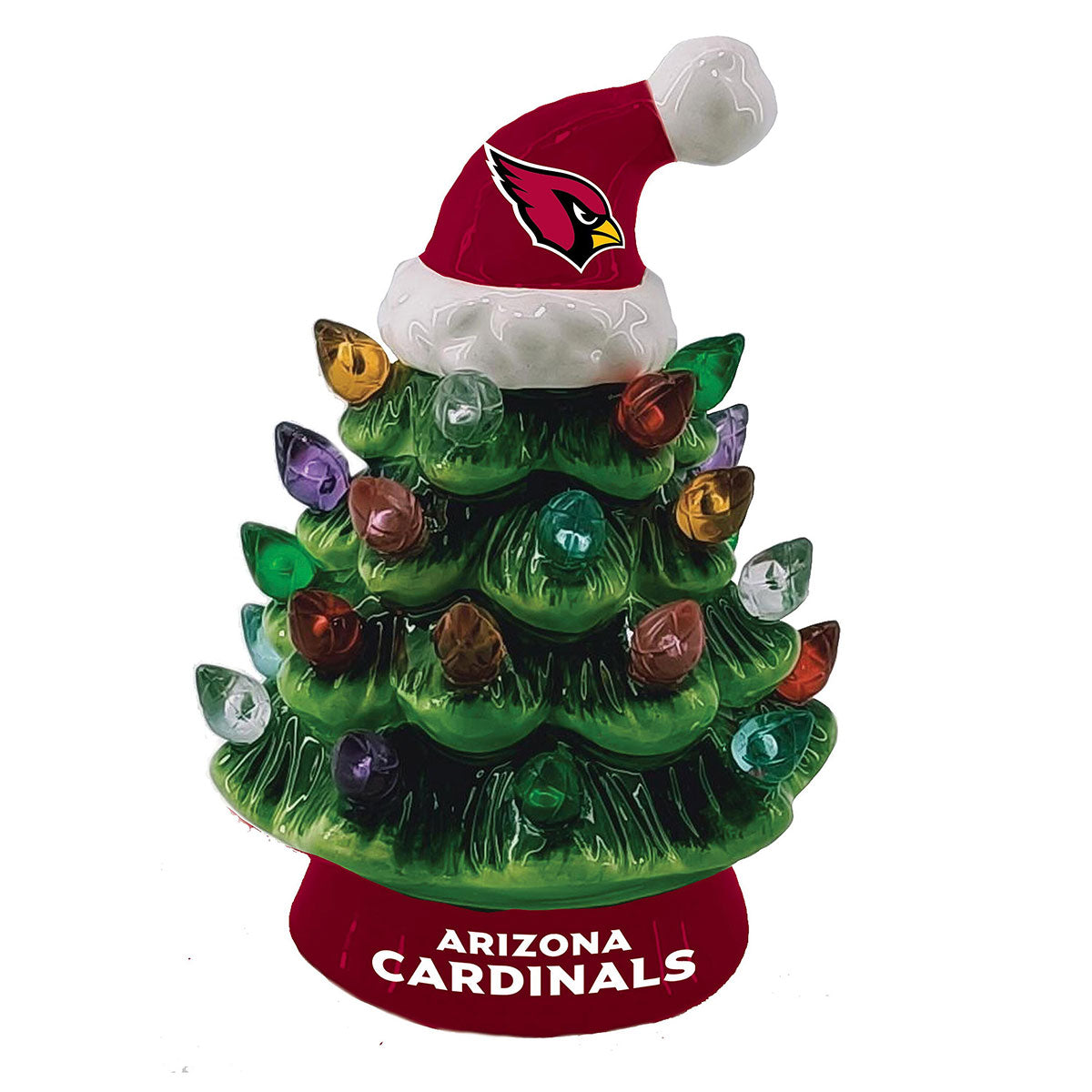8-Inch LED Ceramic Christmas Tree Tabletop Decoration