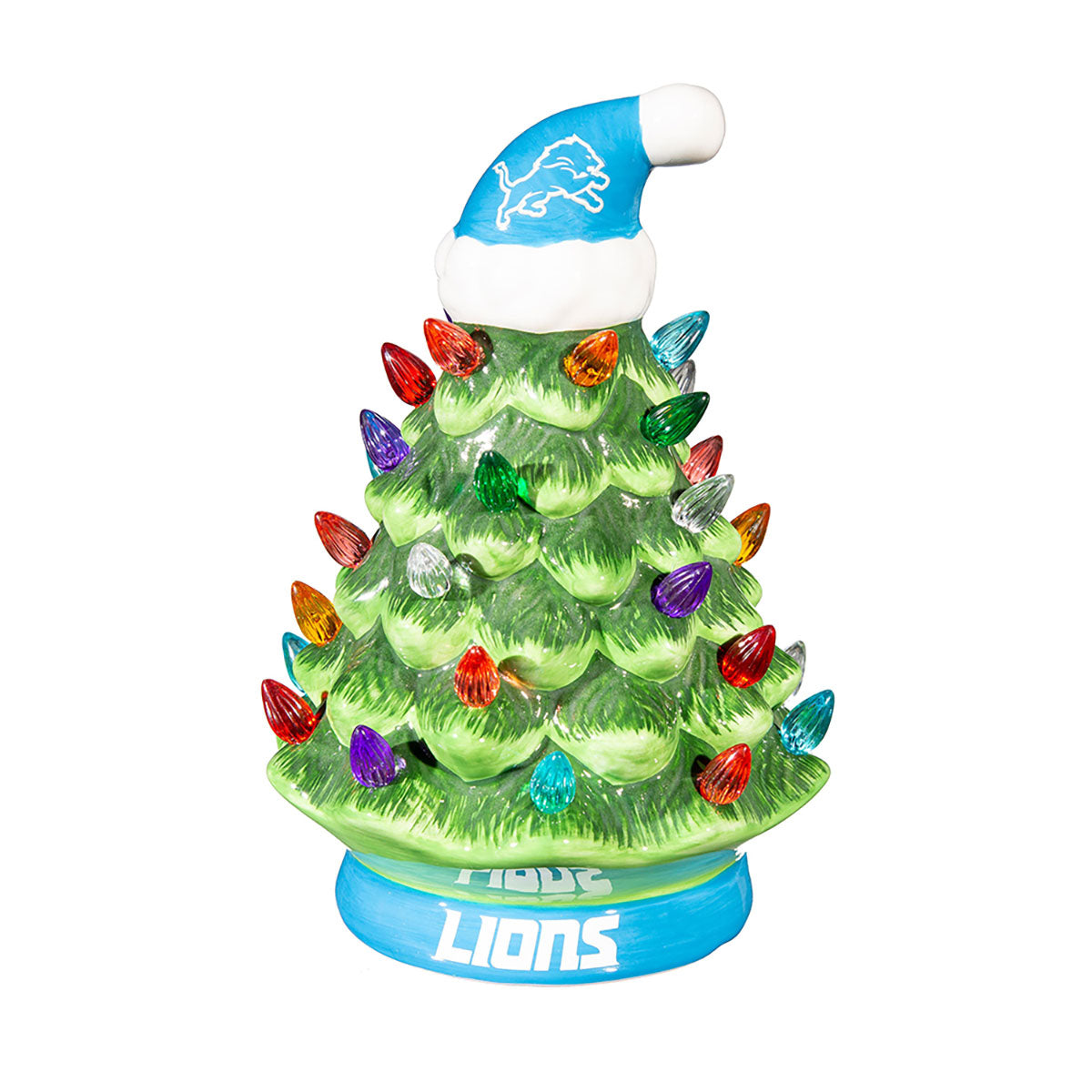 8-Inch LED Ceramic Christmas Tree Tabletop Decoration