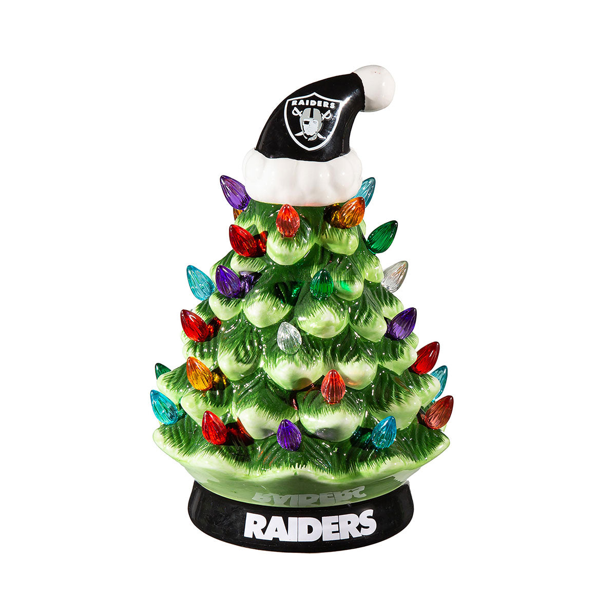 8-Inch LED Ceramic Christmas Tree Tabletop Decoration