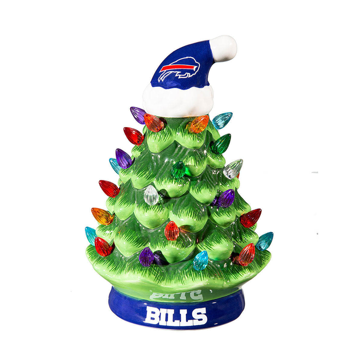 8-Inch LED Ceramic Christmas Tree Tabletop Decoration