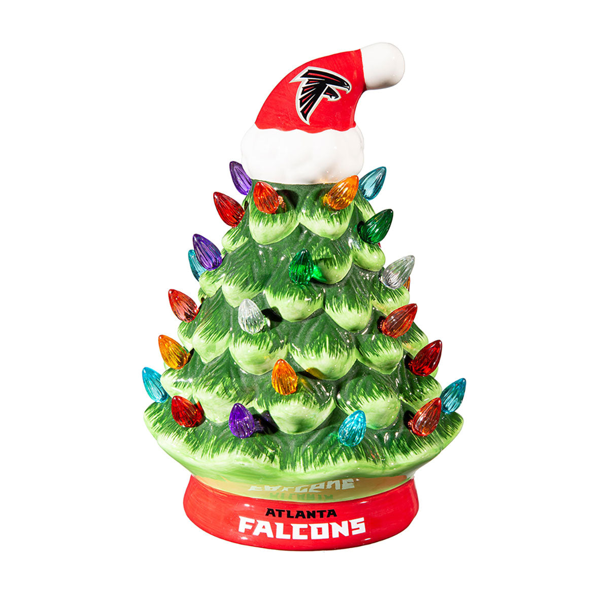 8-Inch LED Ceramic Christmas Tree Tabletop Decoration