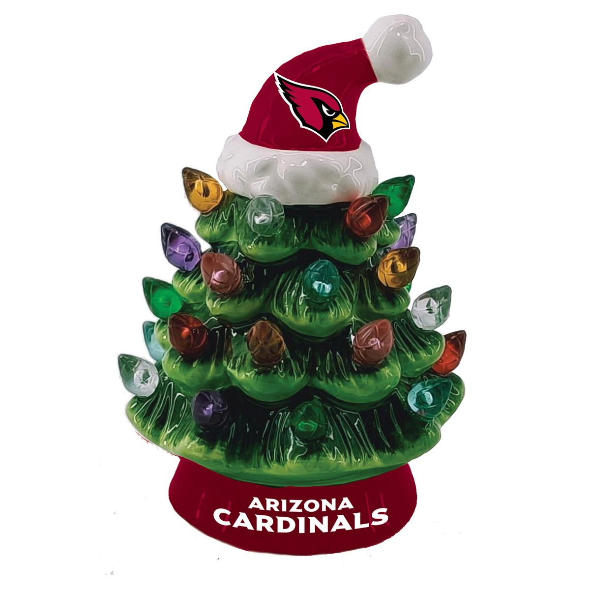 8-Inch LED Ceramic Christmas Tree Tabletop Decoration