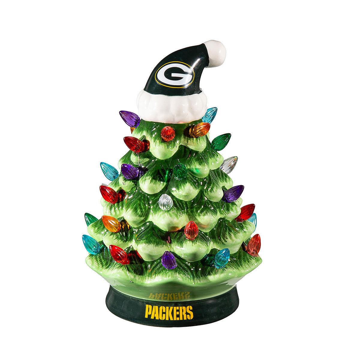 8-Inch LED Ceramic Christmas Tree Tabletop Decoration