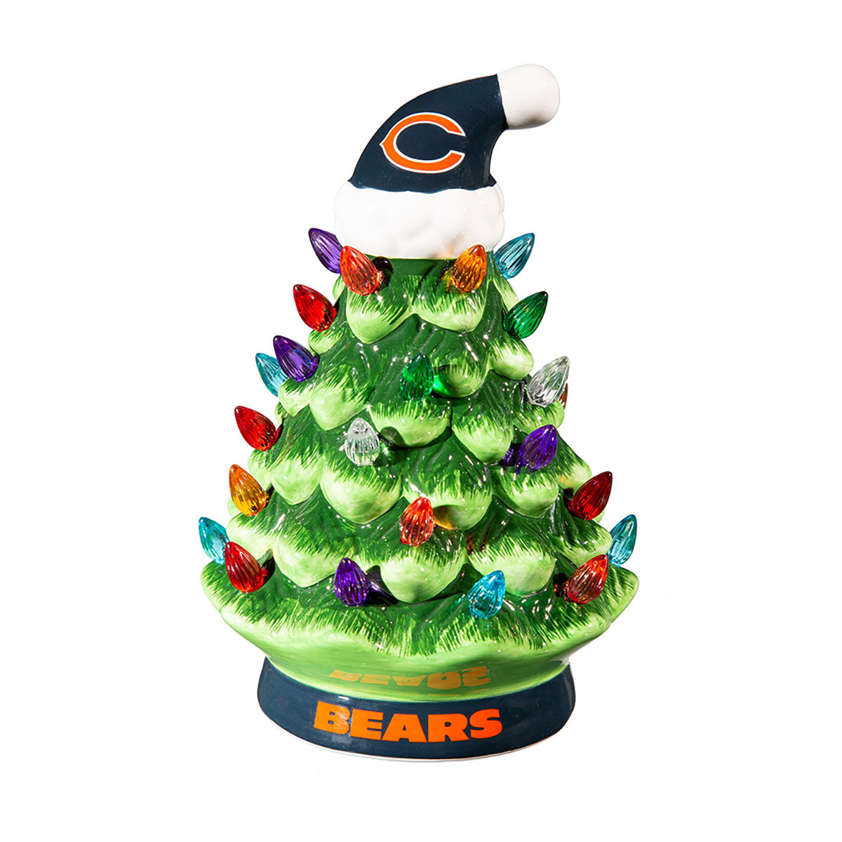 8-Inch LED Ceramic Christmas Tree Tabletop Decoration
