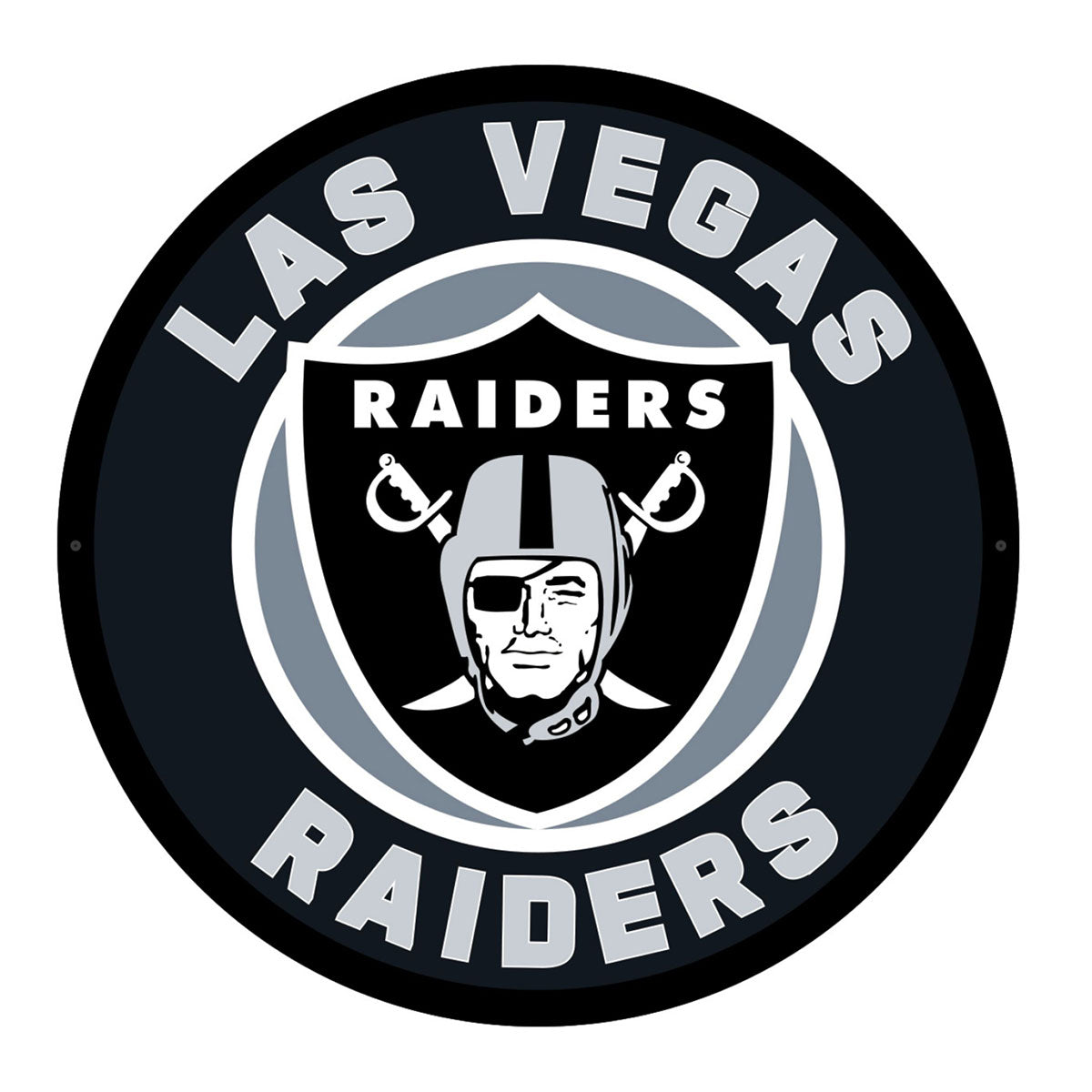 NFL Hintergrundbeleuchtetes, rundes Wand-Schild mit Vollkantenbeleuchtung
