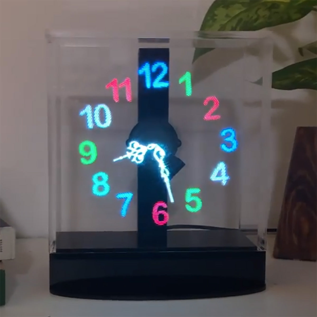 Holografische Analoguhr