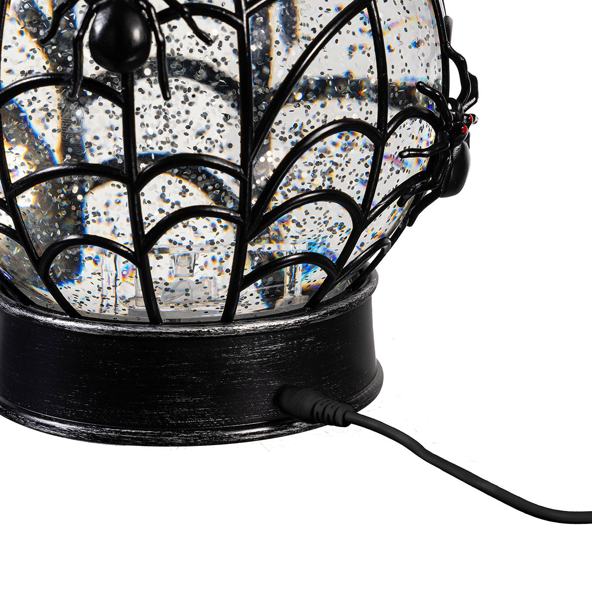 LED-Spinnennetz-Globus