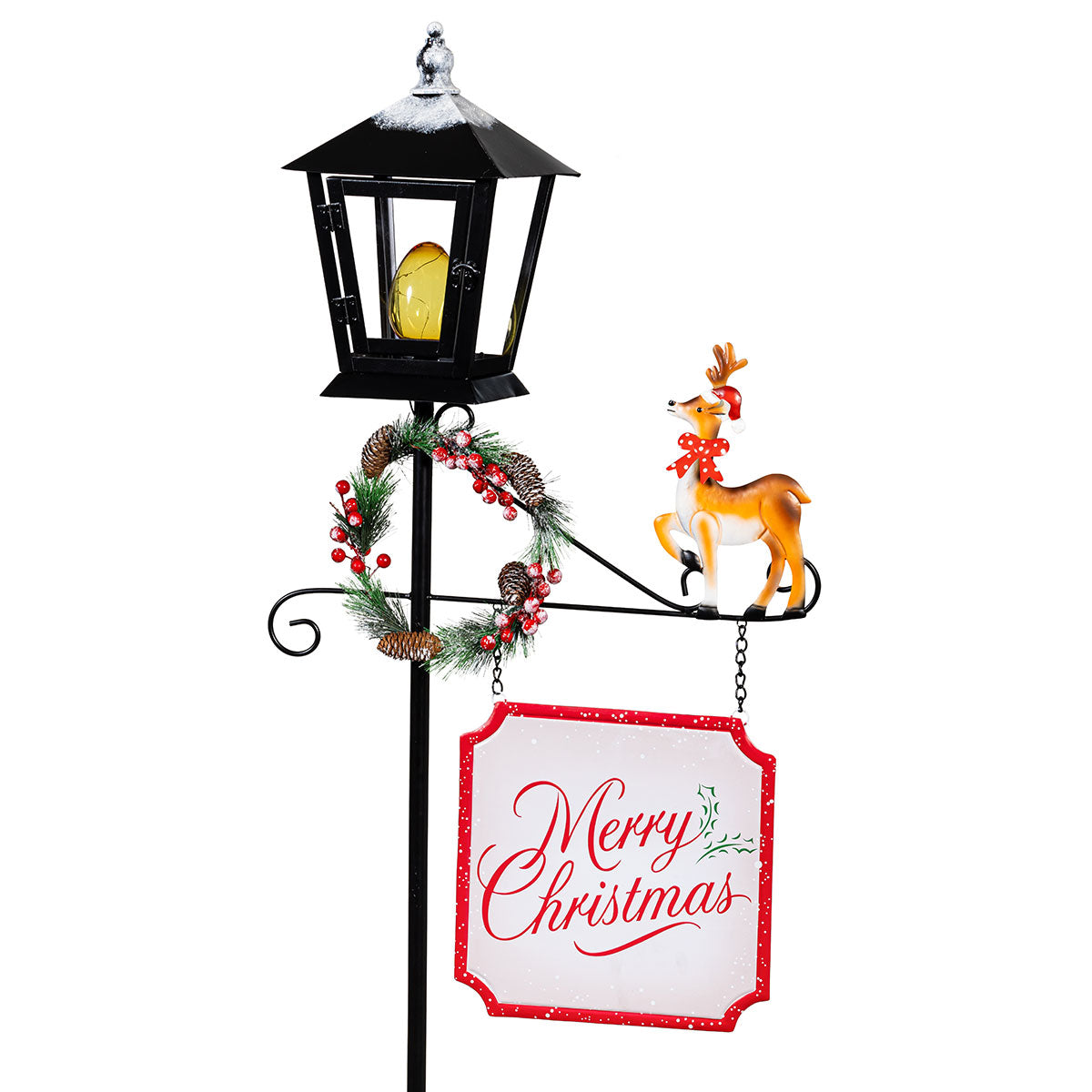 Farol de Navidad inalámbrico para exteriores