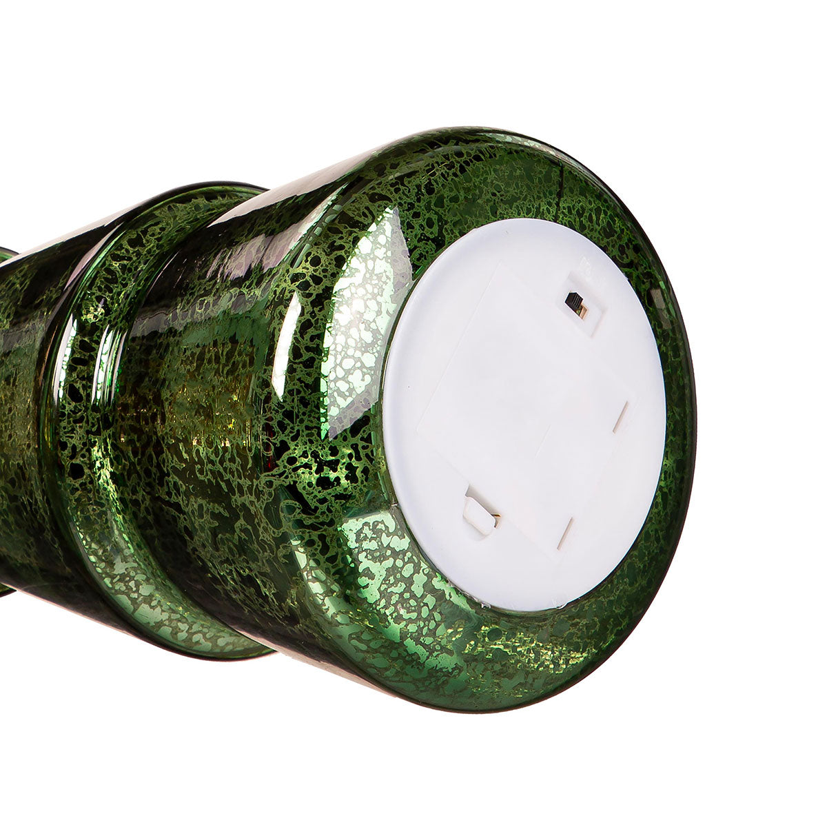 Verlichte kerstbomen in rood & groen (set van 5)
