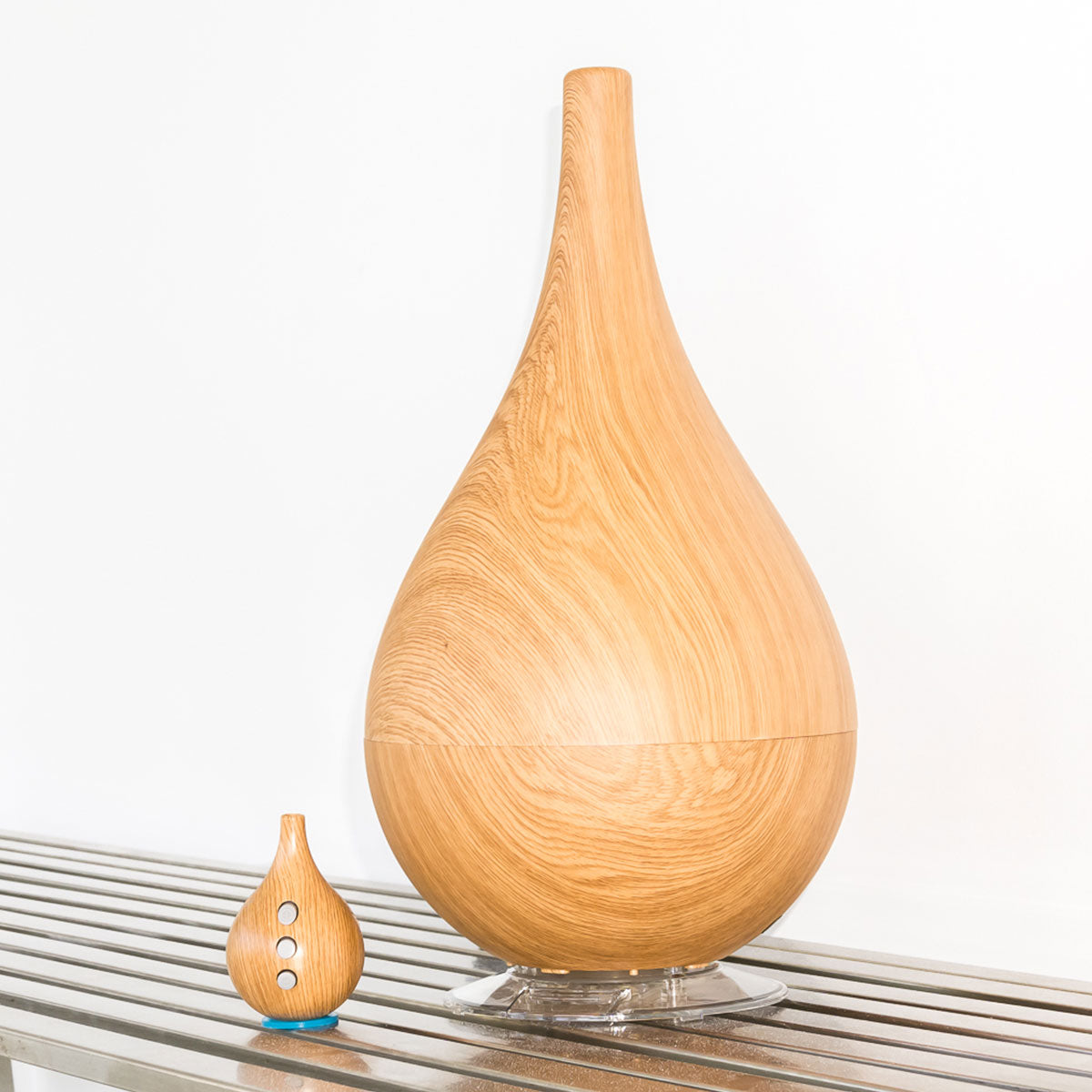 Humidificador de aromaterapia con acabado de madera