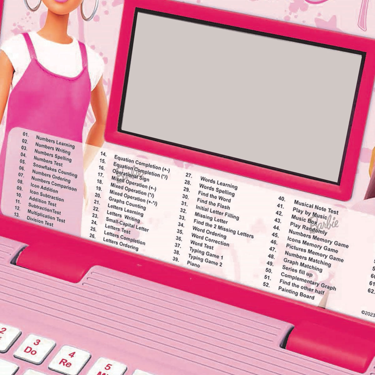 Barbie zweisprachiger, sprechender Lernlaptop