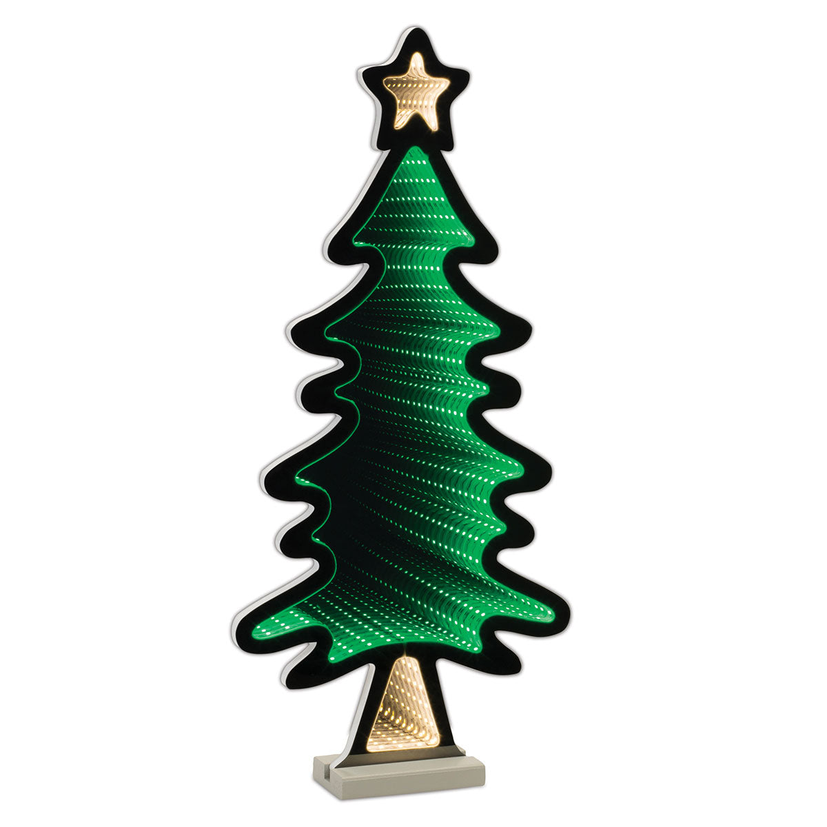 Árbol de Navidad LED con efecto infinito