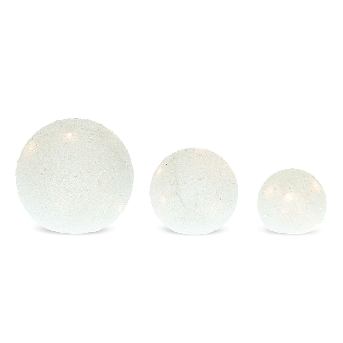 Set de globos decorativos LED para fiestas (set de 3)
