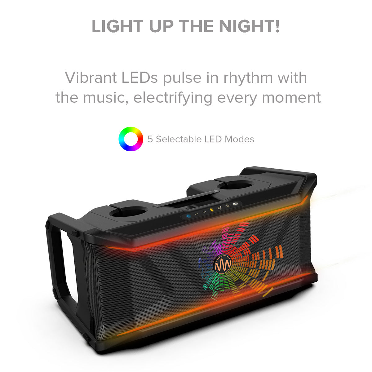 Altavoz LED flotante para fiestas