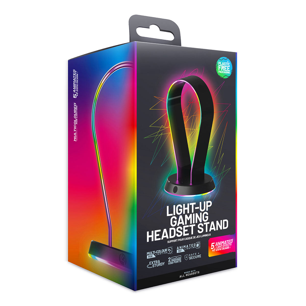 LED Gaming Headset with Stand