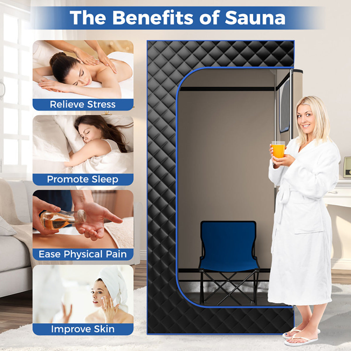 Tragbare Ganzkörpersauna