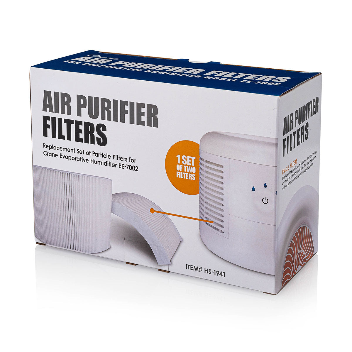 Filtros HEPA de repuesto para purificador de aire compacto
